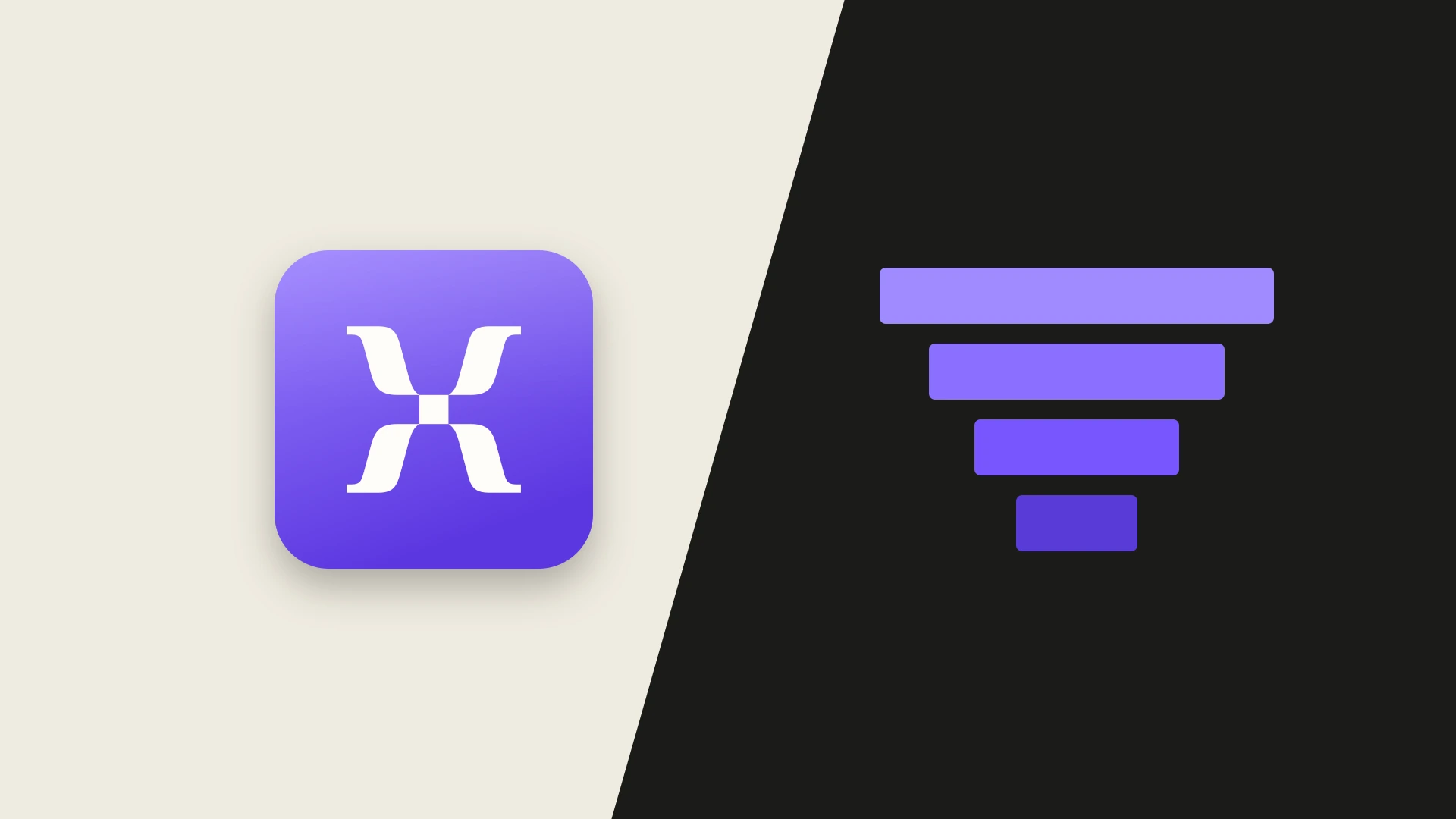 Logo Mixpanel obok lejka konwersji